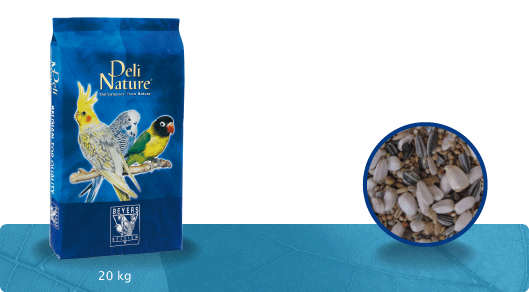 Deli Nature - Grote parkiet basis (nr. 30), 20 KG